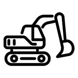 Escavadeira  Mín 20 ton